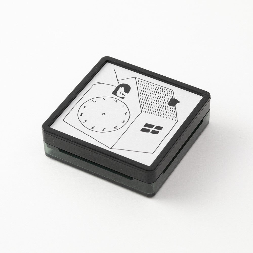 Pięczątka Midori Paintable Stamp Pre-inked Zegar
