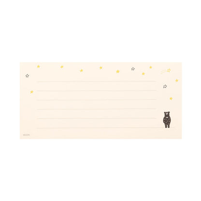 Midori Papier listowy Easygoing Miś