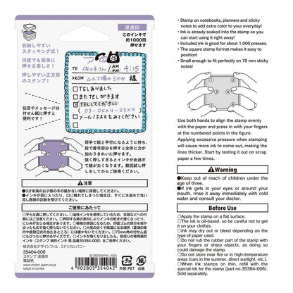 Pięczątka Midori Paintable Stamp Pre-inked Telefon