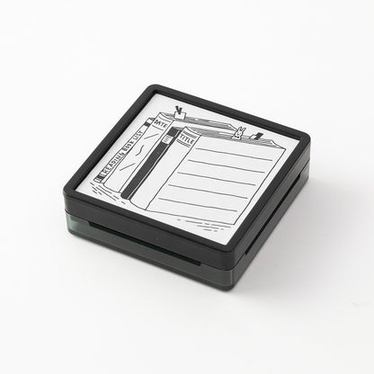 Pięczątka Midori Paintable Stamp Pre-inked Książki