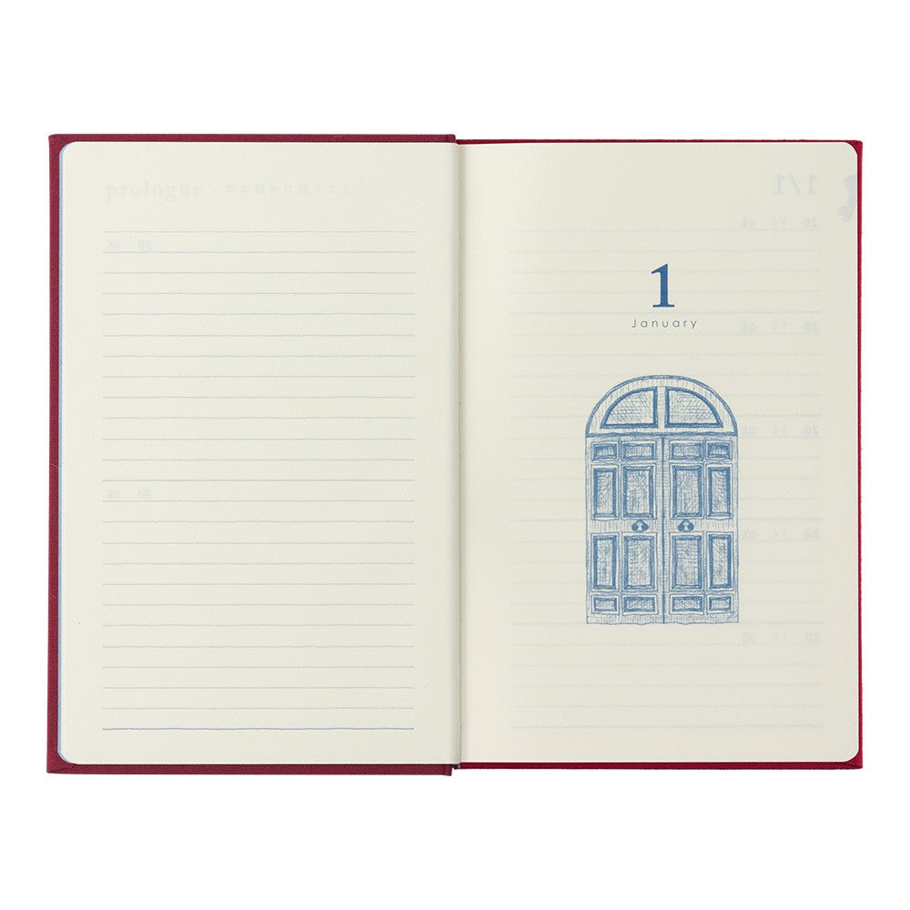 Midori 10 Years Diary | Red