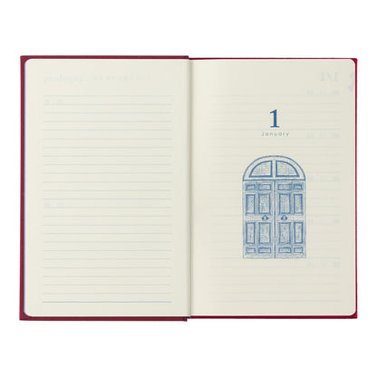Midori 10 Years Diary | Red