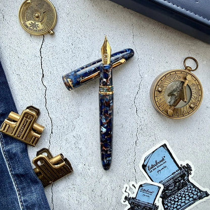Esterbrook Estie Nouveau Blue Gold Trim Fountain Pen