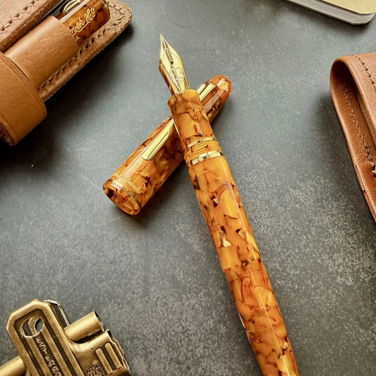 Esterbrook Estie Honeycomb Gold Trim Fountain Pen