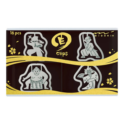 Spinacze do papieru Midori E-Clips Japan Edition Ludzie
