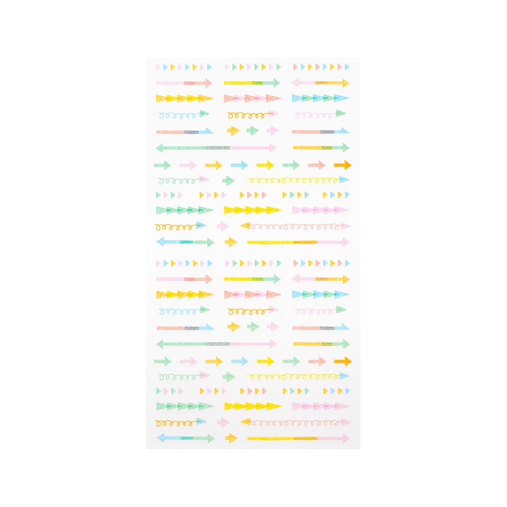 Naklejki Midori Sticker Collection Pastelowe strzałki