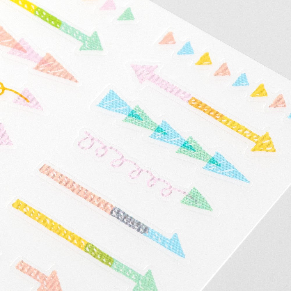 Naklejki Midori Sticker Collection Pastelowe strzałki