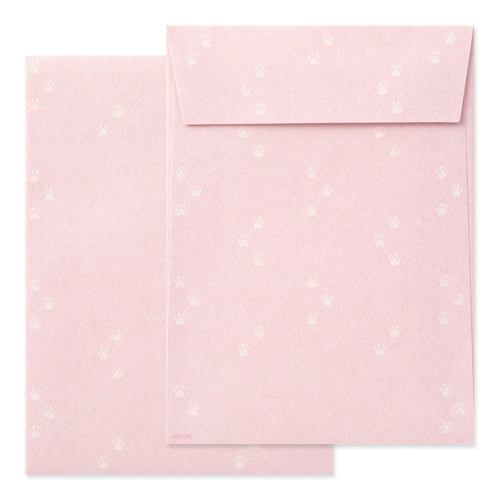 Midori 760 stationery with Pomeranian stickers