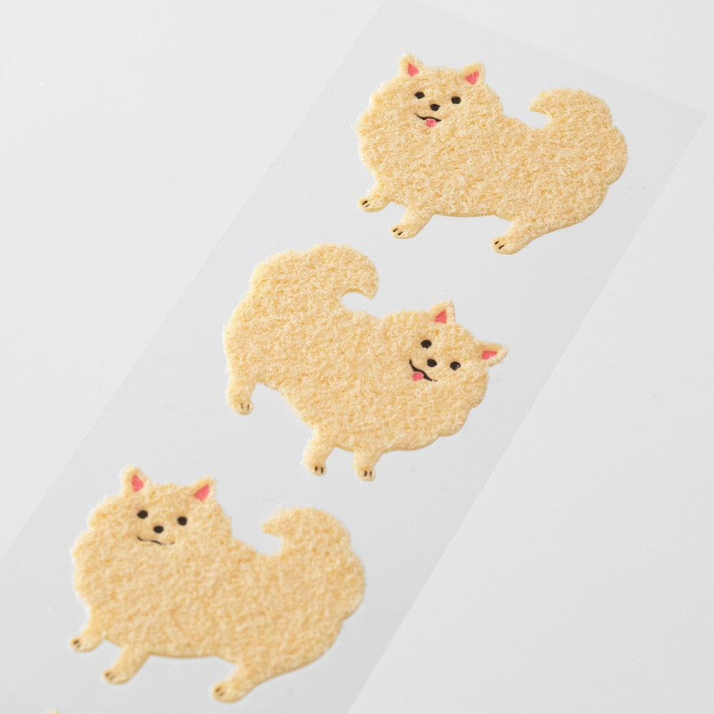 Midori 760 stationery with Pomeranian stickers