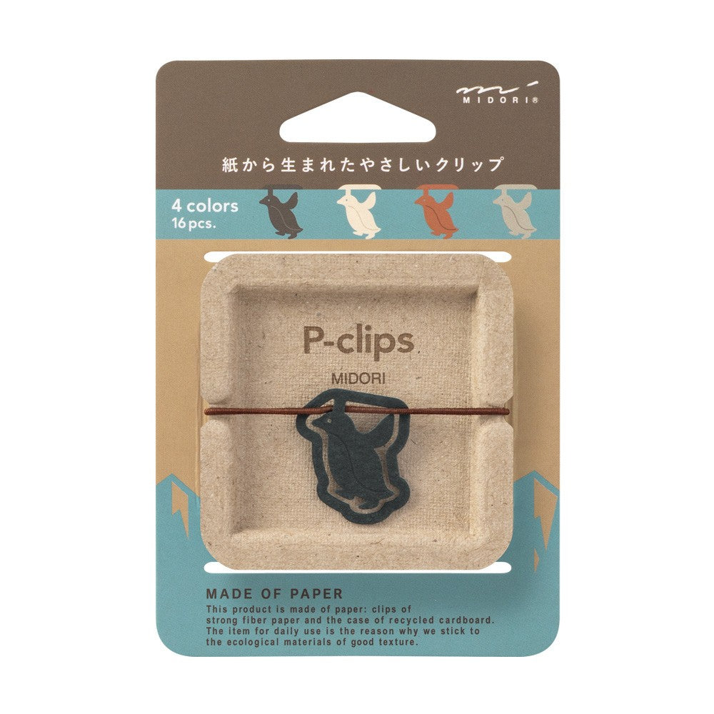 Midori P-Clips Penguin Paper Clips