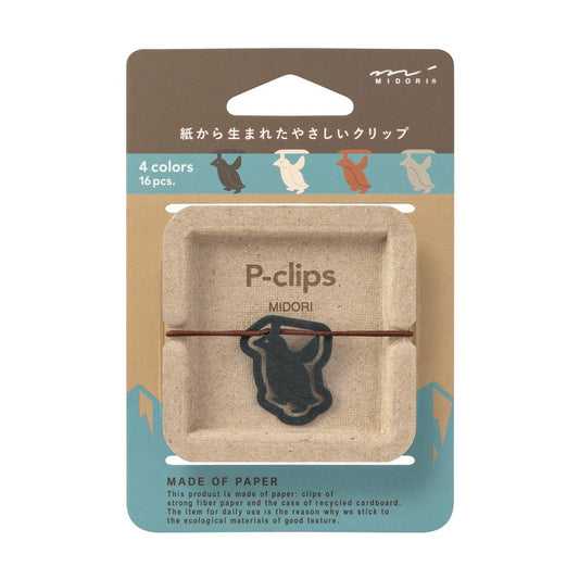 Midori P-Clips Penguin Paper Clips