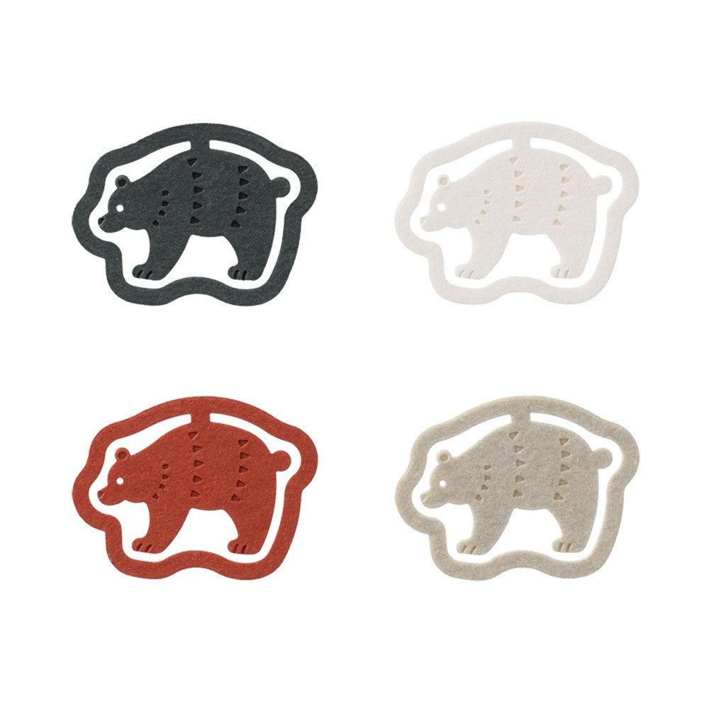 Midori P-Clips Bear Paper Clips