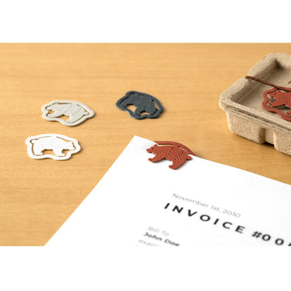 Midori P-Clips Bear Paper Clips