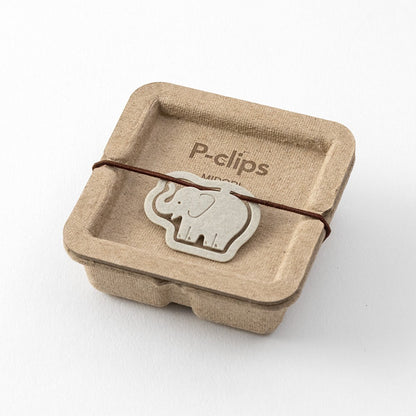 Midori P-Clips Elephant Paperclips