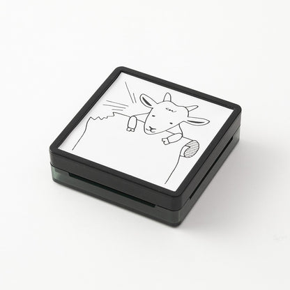 Midori Paintable Stamp Goat with Ink Pad
