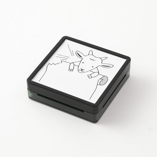 Midori Paintable Stamp Goat with Ink Pad