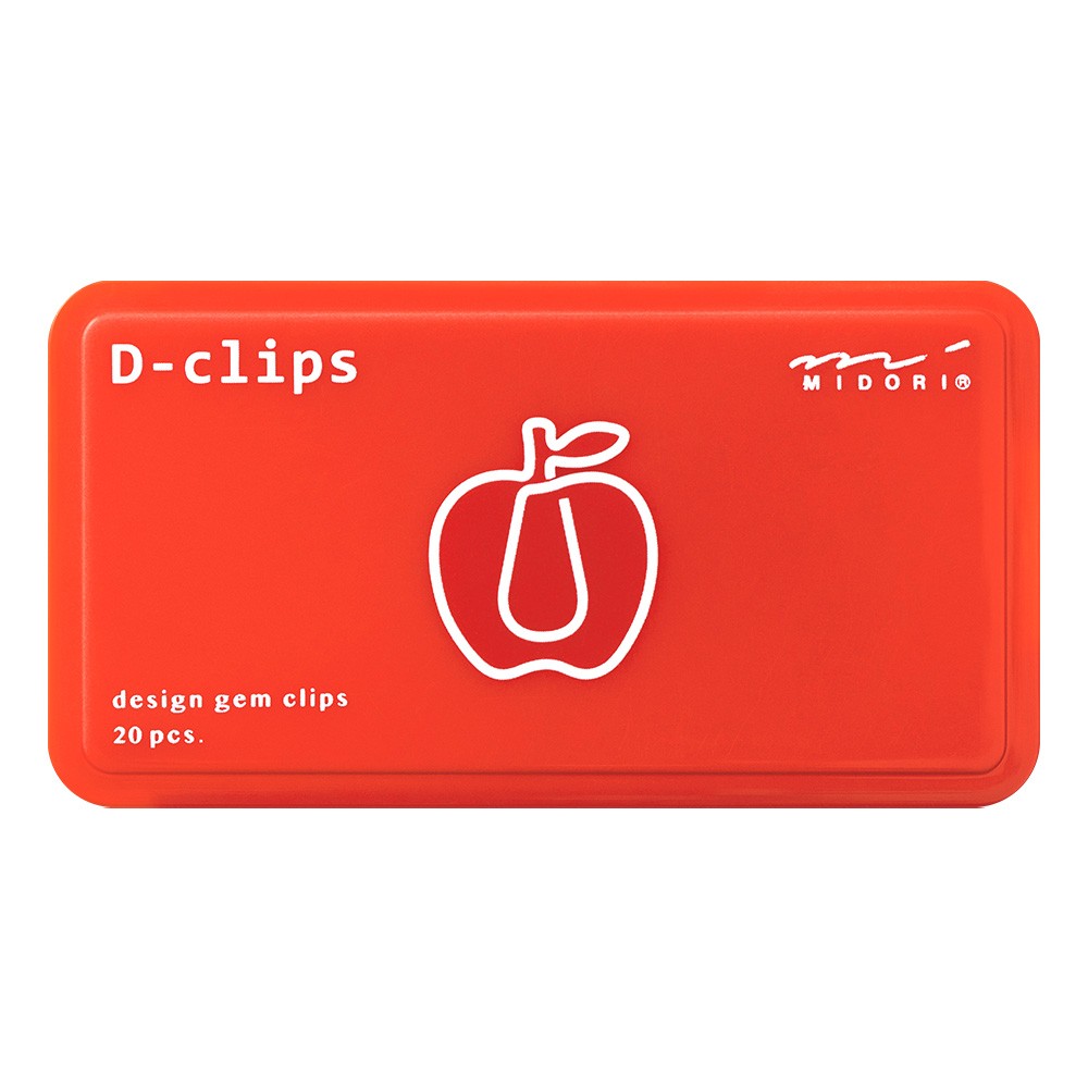 Midori D-Clips Plants New Edition Apple