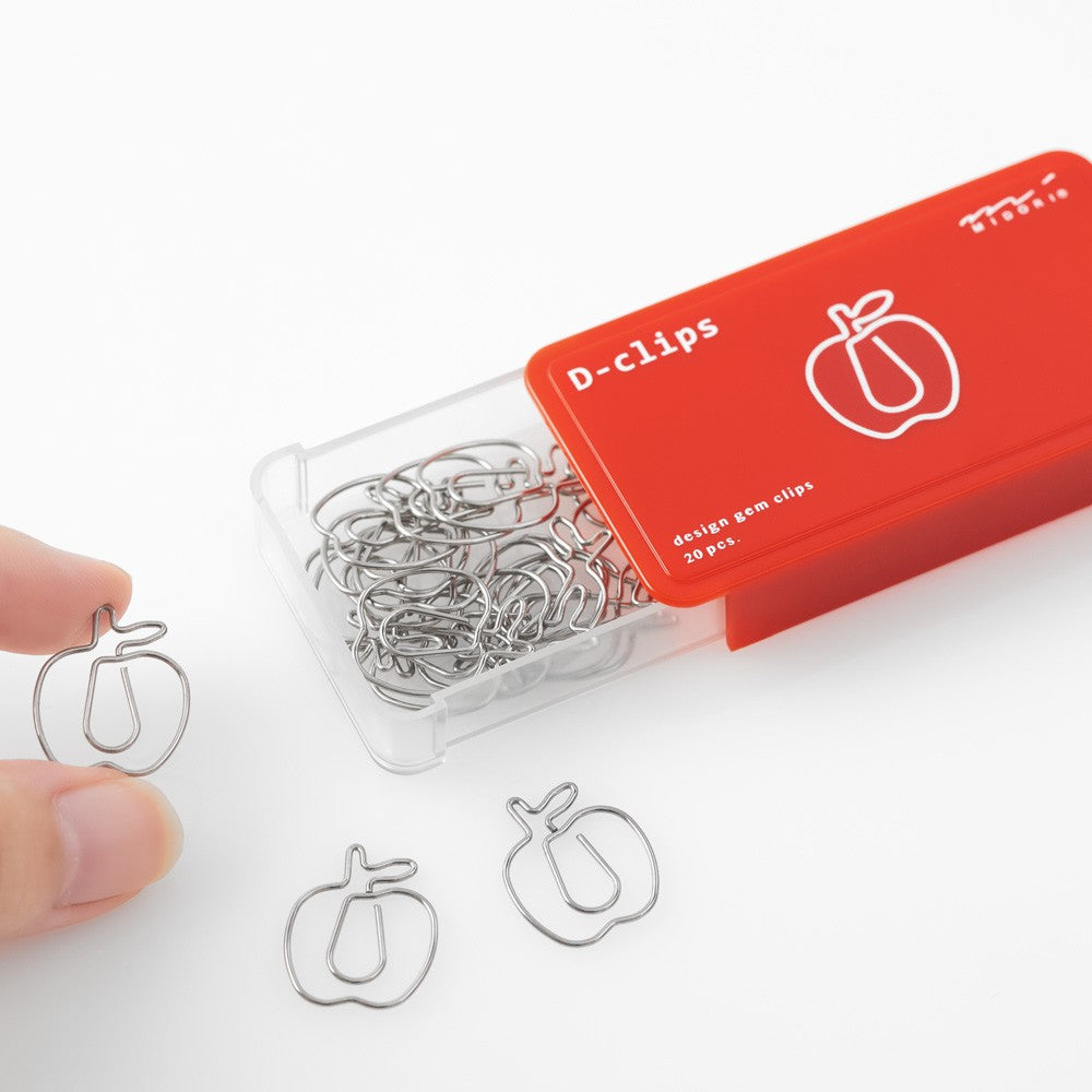 Midori D-Clips Plants New Edition Apple