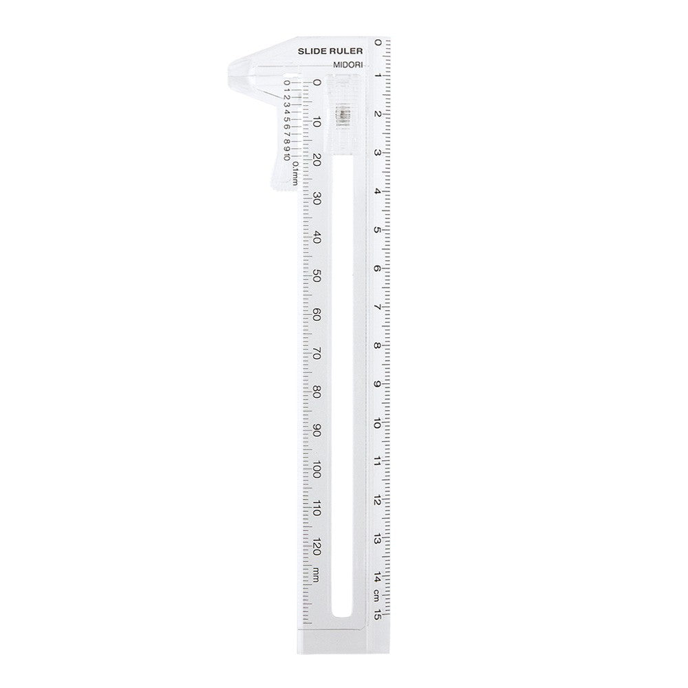 Midori Caliper 15 cm Transparent