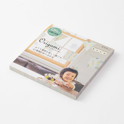 Midori Origami Paper Block Motif 120 sheets