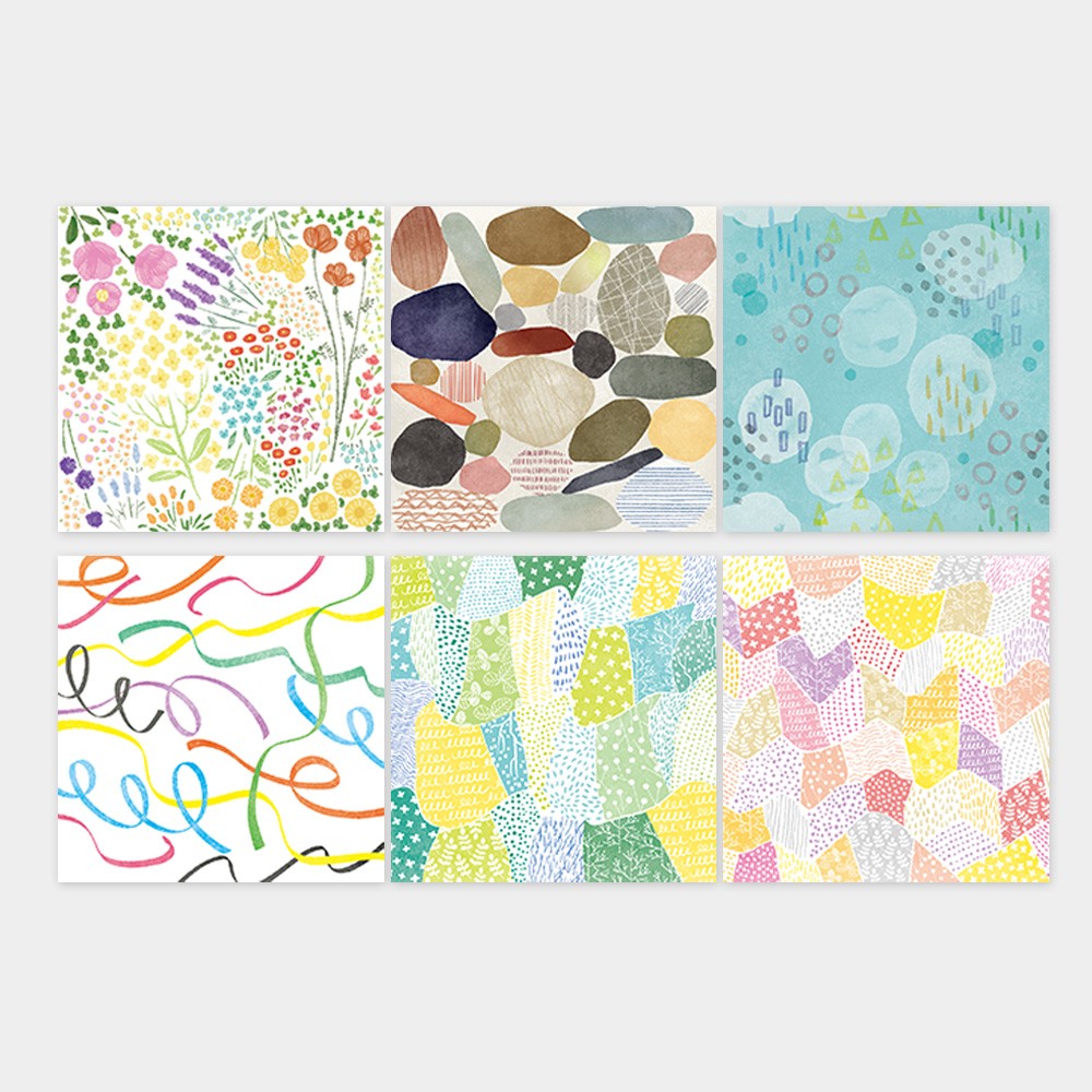 Midori Origami Paper Block Motif 120 sheets
