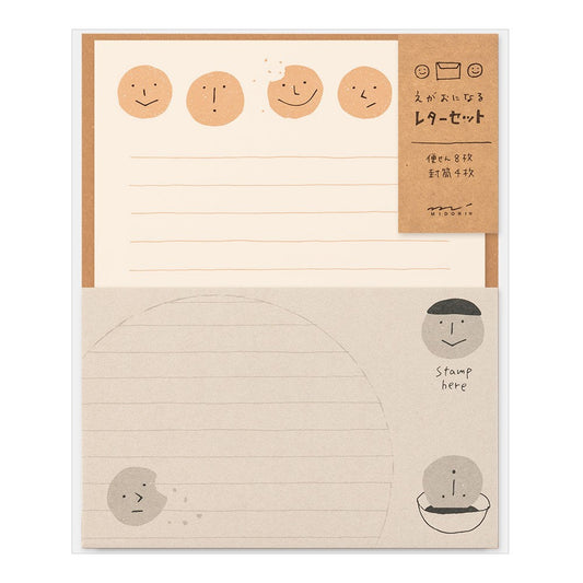 Midori Smile Stationery Cookies