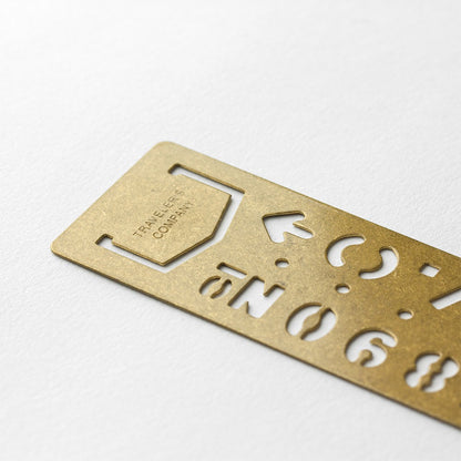 TRC BRASS bookmark NUMBERS