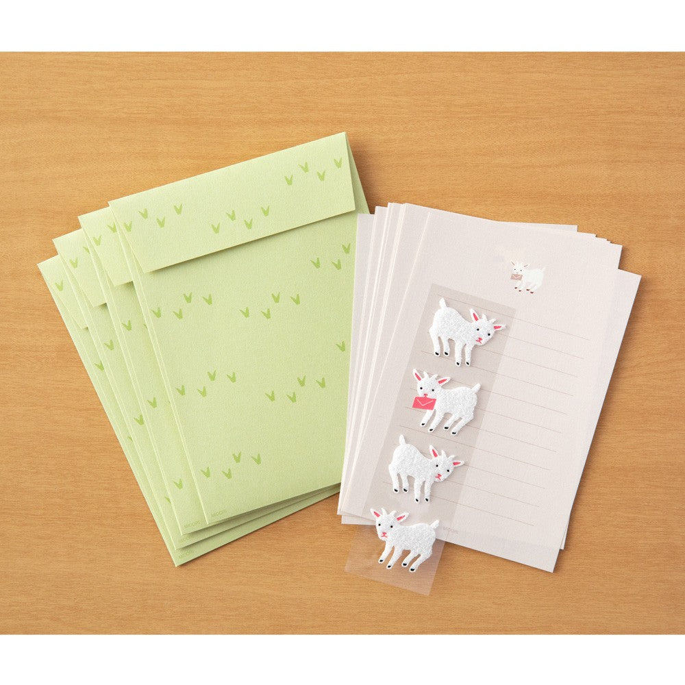 Midori Stationery 308 with Goat Stickers