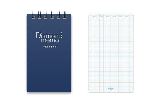 Midori Diamond Memo Blue L