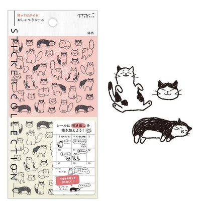 Midori Sticker Collection Chat Cat