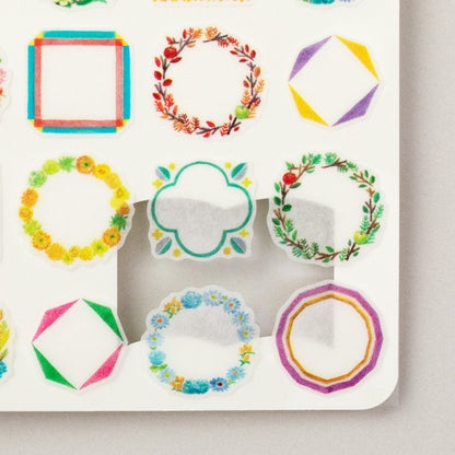 Naklejki Midori Stickers for Diary: Ramki