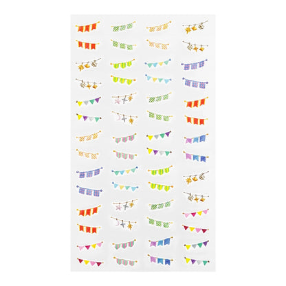Midori Stickers for Diary: Garlands