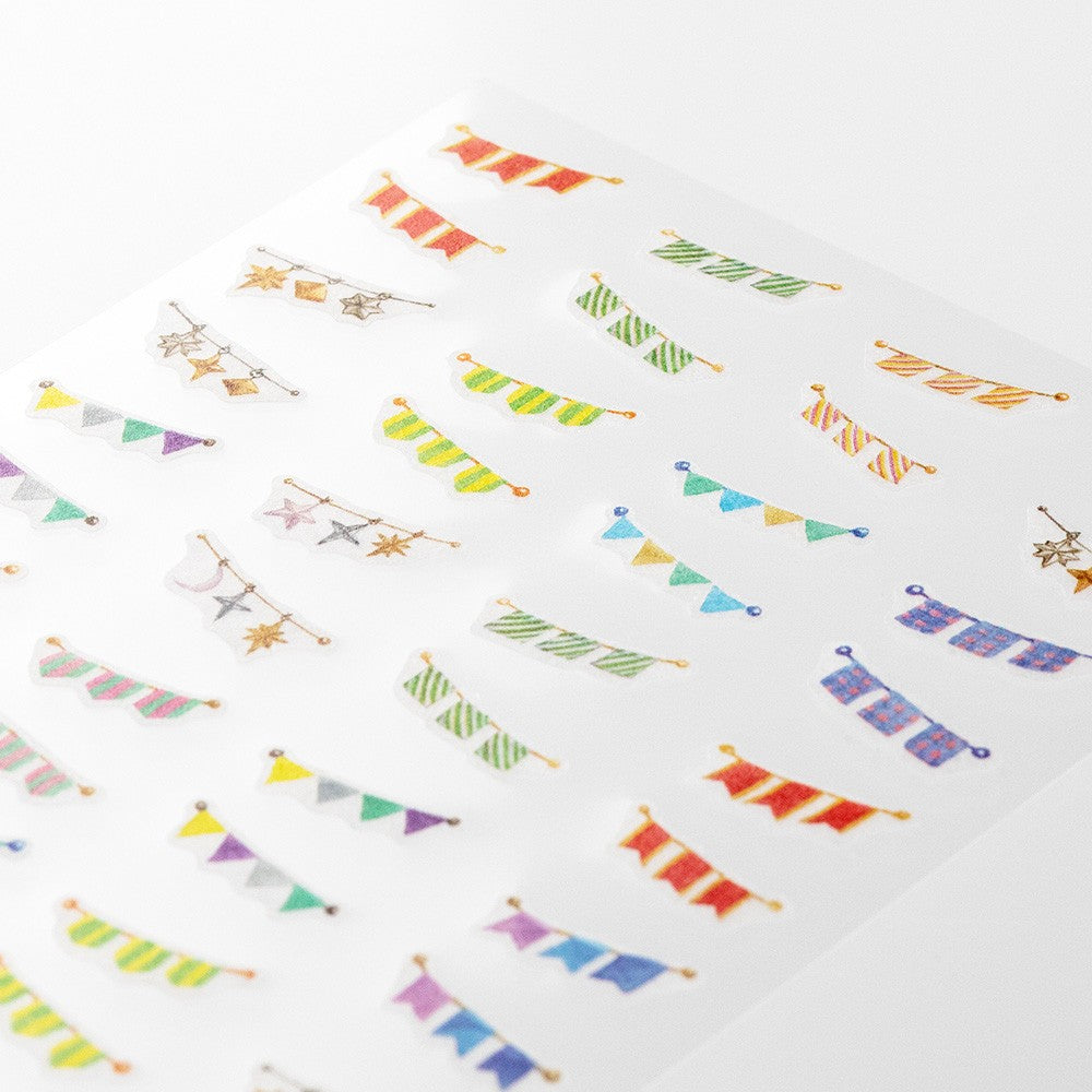 Midori Stickers for Diary: Garlands