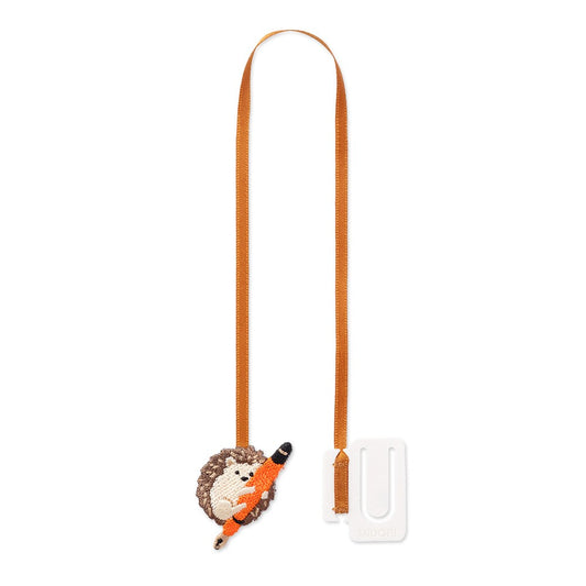 Embroidered Midori Bookmark Clip Hedgehog