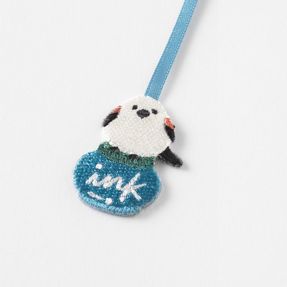 Embroidered Bookmark Midori Bookmarker Clip Ink