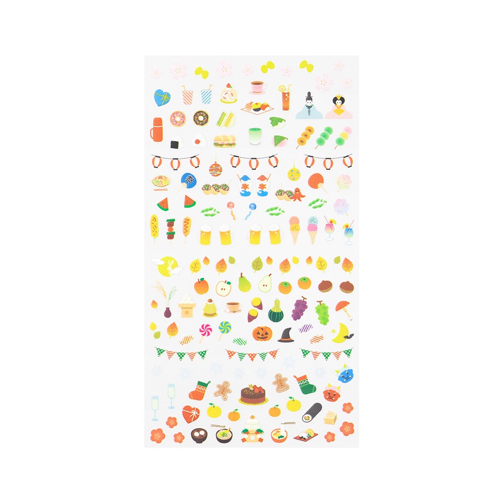 Midori Sticker Collection Seasons