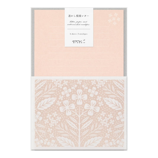 Midori 499 Pink Stationery