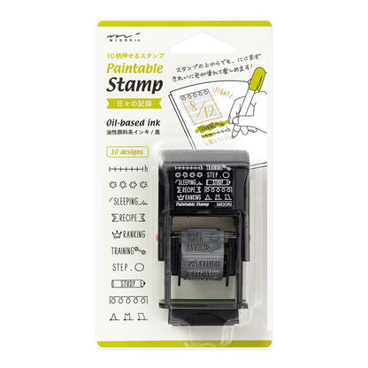 Pieczątka Midori Paintable Stamp Codzienność