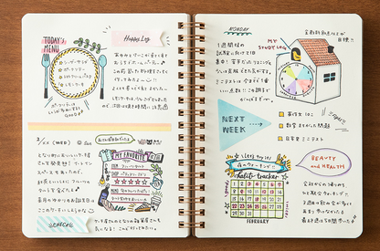 Midori Paintable Stamp Bird with Ink Pad