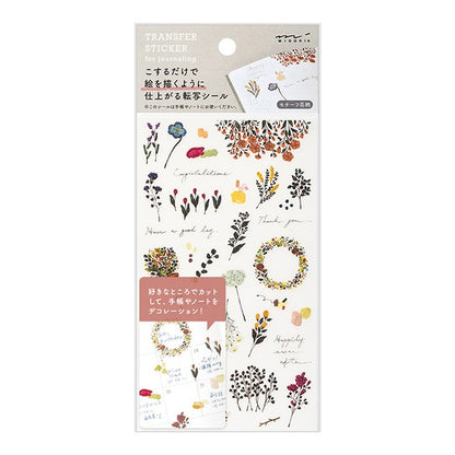 Midori Transfer Stickers Mysterious Garden