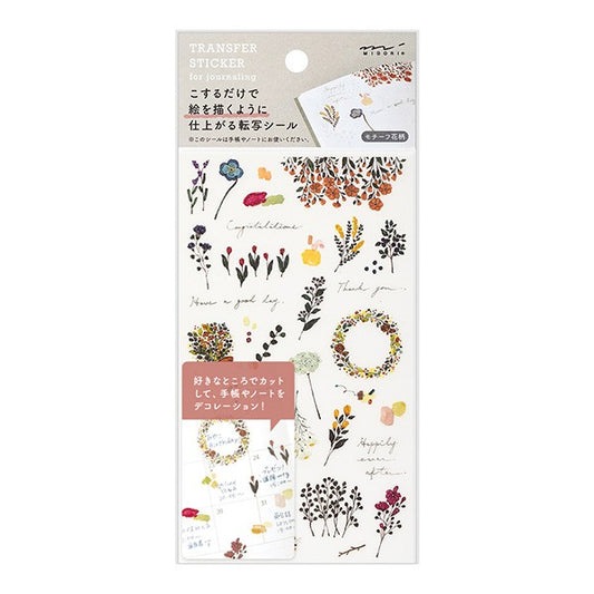 Midori Transfer Stickers Mysterious Garden