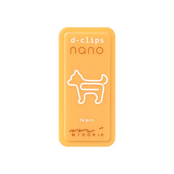 Spinacze Midori D-Clips Nano