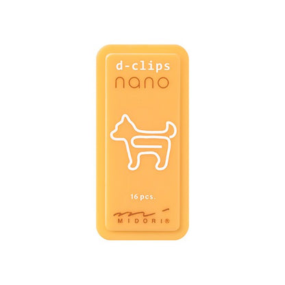 Spinacze Midori D-Clips Nano