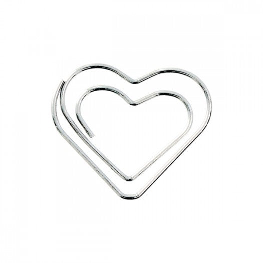 Midori D-Clips Nano Heart Paper Clips