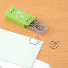 Midori D-Clips Nano Apple Paperclips