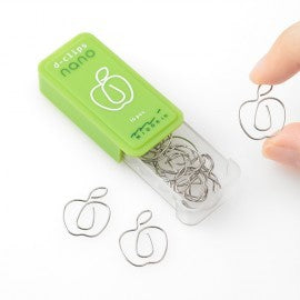 Midori D-Clips Nano Apple Paperclips