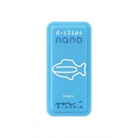 Midori D-Clips Nano Fish Paperclips