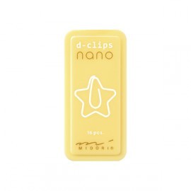 Midori D-Clips Nano Star Paper Clips