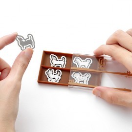 Midori E-Clips Dogs Paper Clips