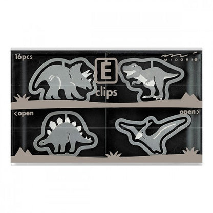 Midori E-Clips Dinosaur Paper Clips